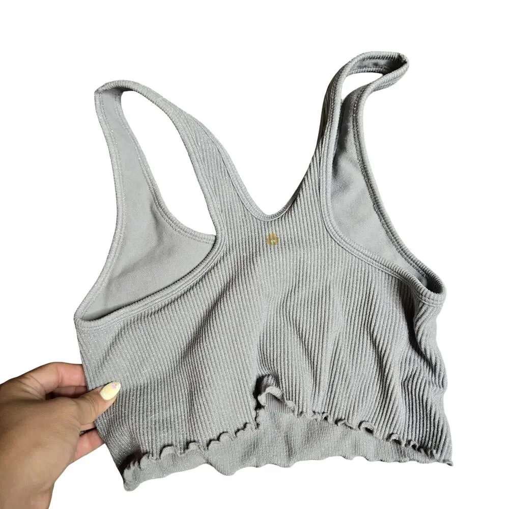 Spiritual Gangster Amor Shimmer Crop‎ Tank Top Size: XS/S